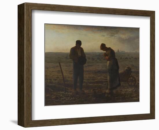 L'Ang?s-Jean-François Millet-Framed Giclee Print