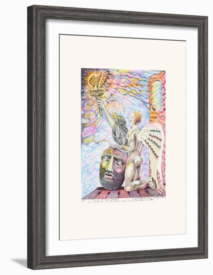 L'Ange De New-York-Roberto Garcia York-Framed Limited Edition