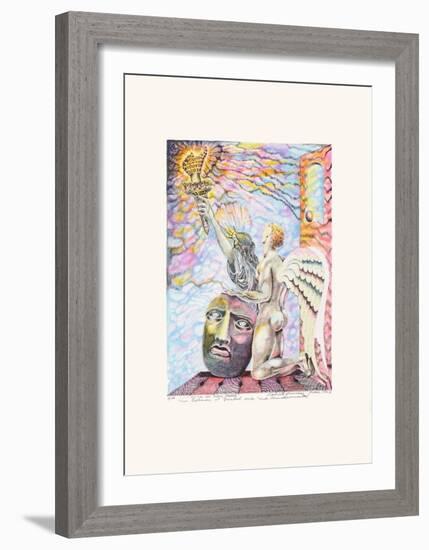 L'Ange De New-York-Roberto Garcia York-Framed Limited Edition