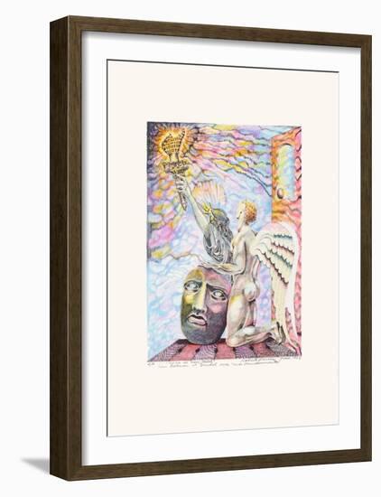 L'Ange De New-York-Roberto Garcia York-Framed Limited Edition