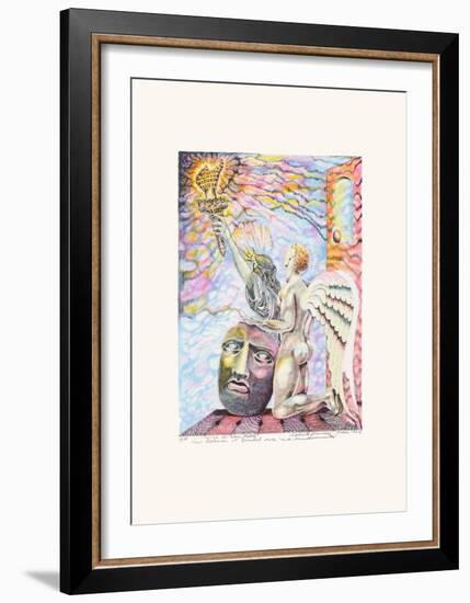 L'Ange De New-York-Roberto Garcia York-Framed Limited Edition