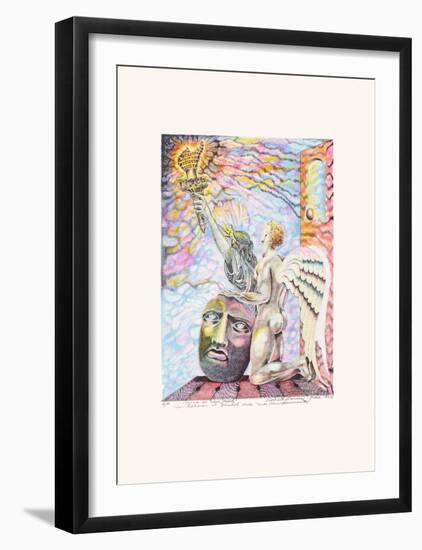 L'Ange De New-York-Roberto Garcia York-Framed Limited Edition