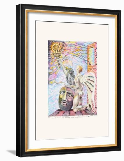 L'Ange De New-York-Roberto Garcia York-Framed Limited Edition