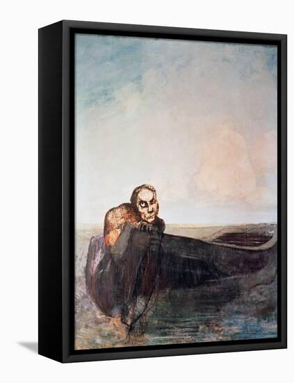 L'Ange Du Destin-Odilon Redon-Framed Premier Image Canvas