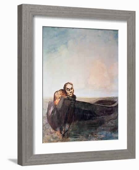 L'Ange Du Destin-Odilon Redon-Framed Giclee Print