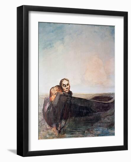 L'Ange Du Destin-Odilon Redon-Framed Giclee Print