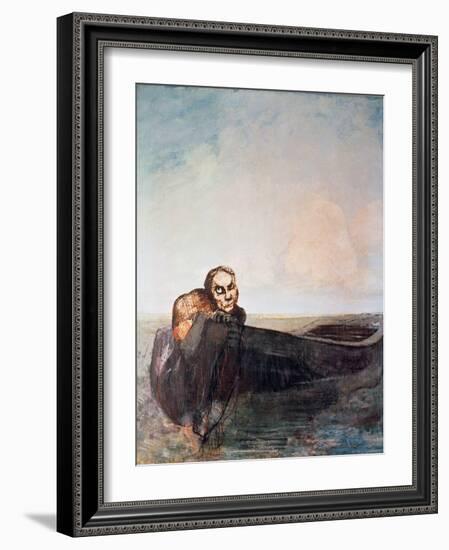 L'Ange Du Destin-Odilon Redon-Framed Giclee Print