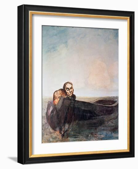 L'Ange Du Destin-Odilon Redon-Framed Giclee Print