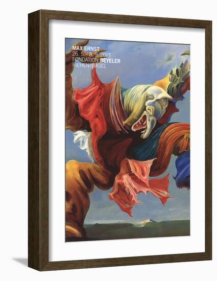 L'Ange du Foyer (Le Triomphe du Surrealisme)-Max Ernst-Framed Art Print