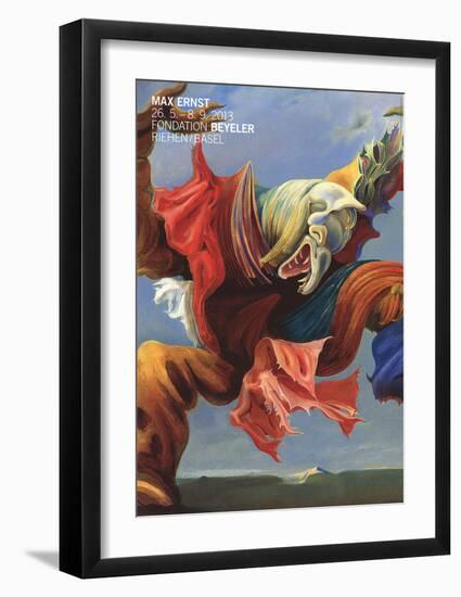 L'Ange du Foyer (Le Triomphe du Surrealisme)-Max Ernst-Framed Art Print