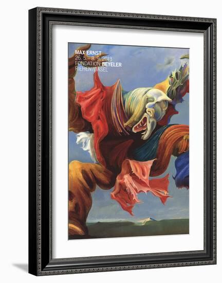 L'Ange du Foyer (Le Triomphe du Surrealisme)-Max Ernst-Framed Art Print