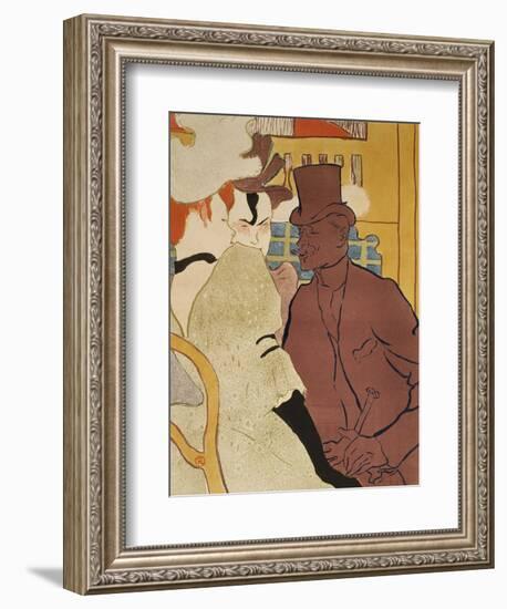 L' Anglais Au Moulin Rouge-Henri de Toulouse-Lautrec-Framed Giclee Print