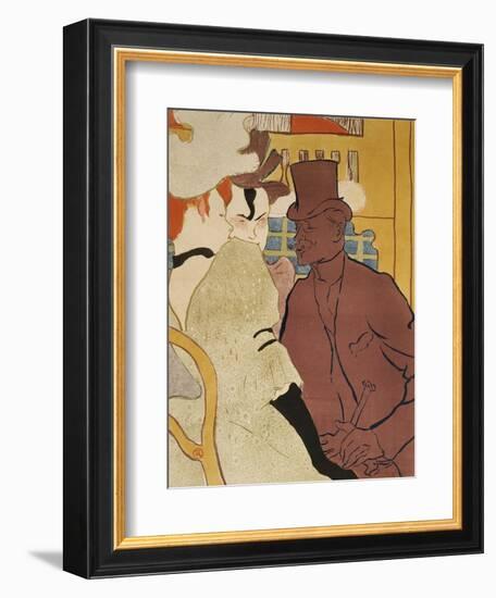 L' Anglais Au Moulin Rouge-Henri de Toulouse-Lautrec-Framed Giclee Print