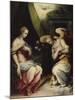 L'Annonciation (partie centrale d'un triptyque)-Giorgio Vasari-Mounted Giclee Print