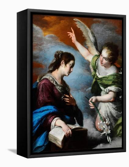 L'annonciation (The Annunciation) - Peinture De Bernardo Strozzi (Dit Il Capucini Genovese) (1581-1-Bernardo Strozzi-Framed Premier Image Canvas