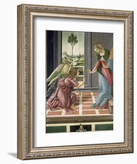 L'Annonciation-Sandro Botticelli-Framed Giclee Print