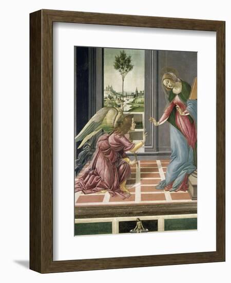 L'Annonciation-Sandro Botticelli-Framed Giclee Print