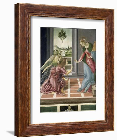 L'Annonciation-Sandro Botticelli-Framed Giclee Print