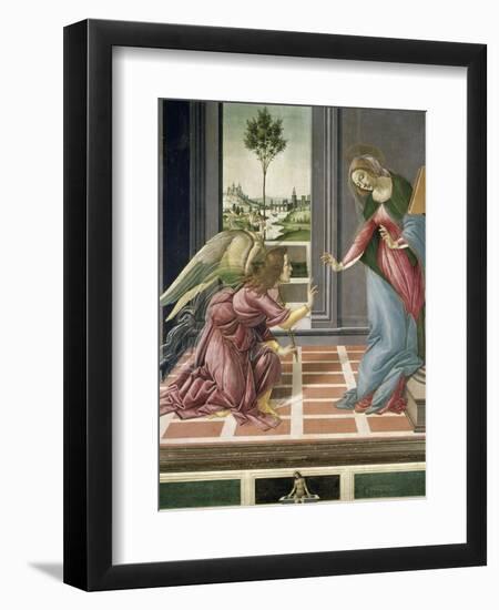 L'Annonciation-Sandro Botticelli-Framed Giclee Print