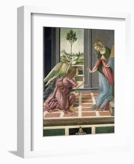 L'Annonciation-Sandro Botticelli-Framed Giclee Print
