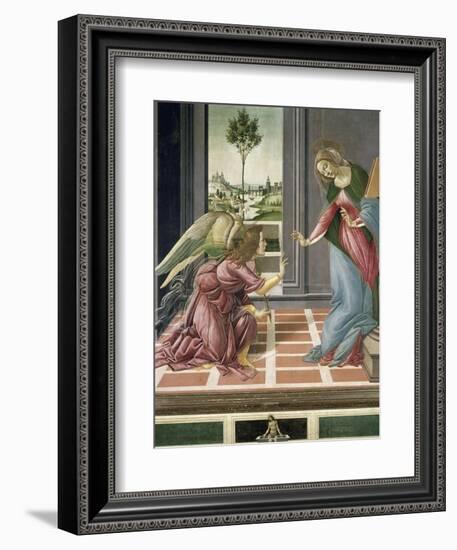 L'Annonciation-Sandro Botticelli-Framed Giclee Print