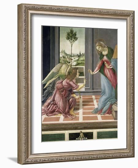 L'Annonciation-Sandro Botticelli-Framed Giclee Print