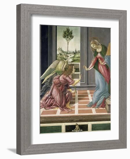 L'Annonciation-Sandro Botticelli-Framed Giclee Print