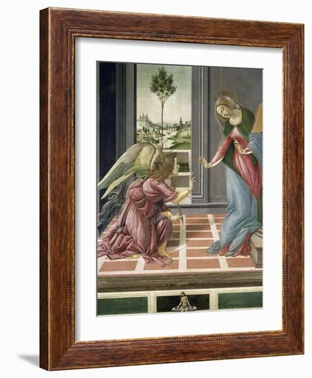 L'Annonciation-Sandro Botticelli-Framed Giclee Print