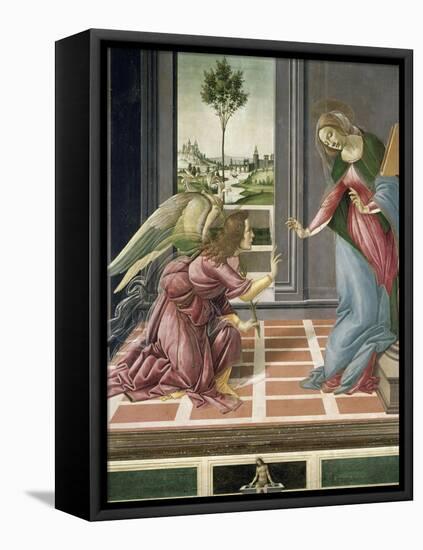 L'Annonciation-Sandro Botticelli-Framed Premier Image Canvas
