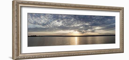 L'Anse Bay Panorama, Baraga, MI '11-Monte Nagler-Framed Photographic Print