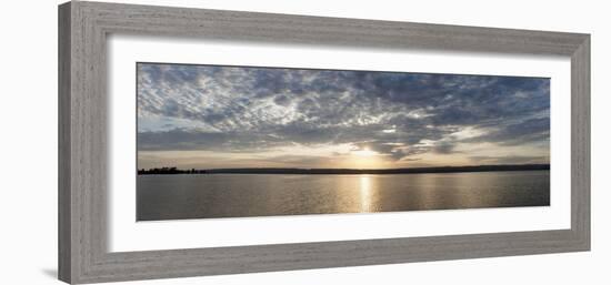 L'Anse Bay Panorama, Baraga, MI '11-Monte Nagler-Framed Photographic Print