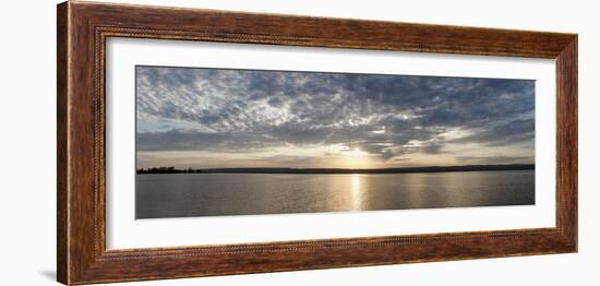 L'Anse Bay Panorama, Baraga, MI '11-Monte Nagler-Framed Photographic Print