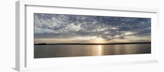 L'Anse Bay Panorama, Baraga, MI '11-Monte Nagler-Framed Photographic Print