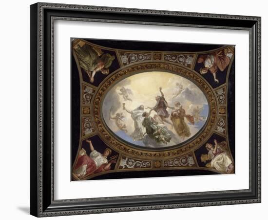 L'Apothéose de saint Roch-de Pujol Alexandre-Denis Abel-Framed Giclee Print