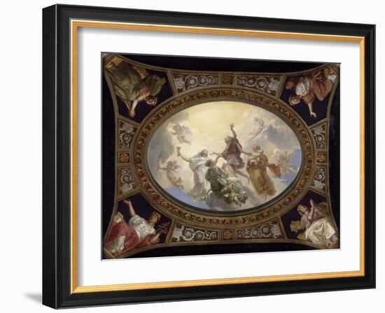 L'Apothéose de saint Roch-de Pujol Alexandre-Denis Abel-Framed Giclee Print