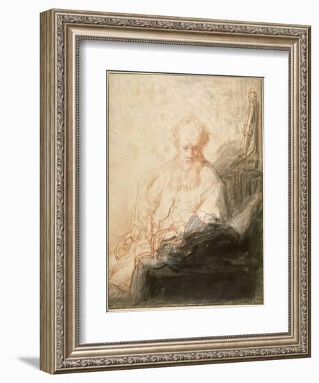 L'Apôtre saint Paul méditant-Rembrandt van Rijn-Framed Giclee Print