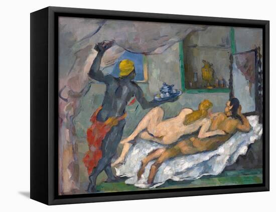 L'Après-Midi À Naples (Afternoon in Naples)-Paul Cézanne-Framed Premier Image Canvas