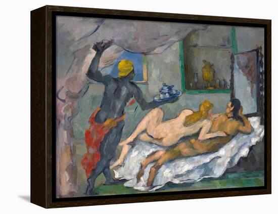 L'Après-Midi À Naples (Afternoon in Naples)-Paul Cézanne-Framed Premier Image Canvas