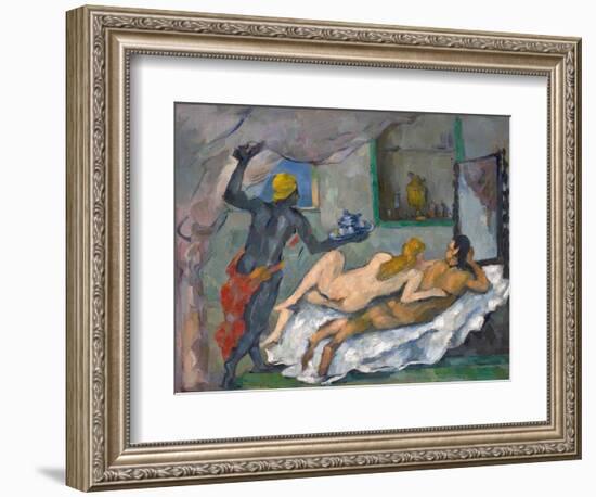 L'Après-Midi À Naples (Afternoon in Naples)-Paul Cézanne-Framed Giclee Print