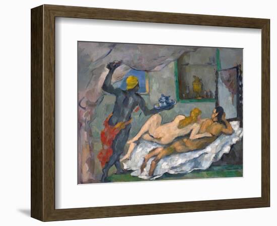 L'Après-Midi À Naples (Afternoon in Naples)-Paul Cézanne-Framed Giclee Print