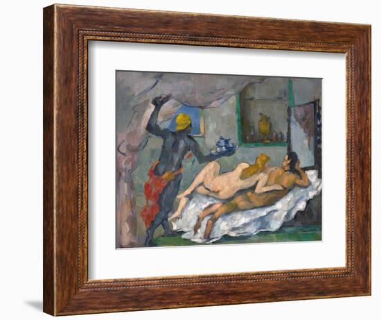 L'Après-Midi À Naples (Afternoon in Naples)-Paul Cézanne-Framed Giclee Print