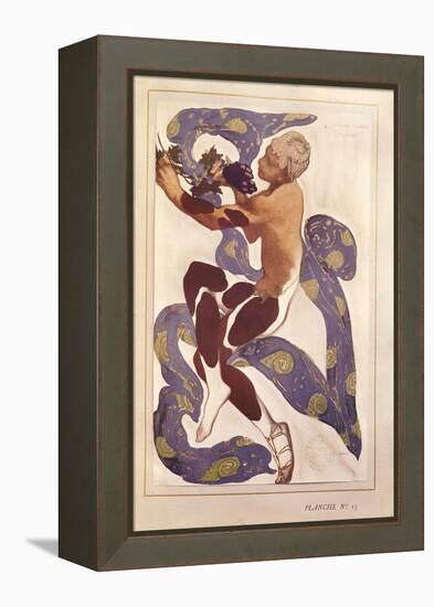 L'Apres Midi d'Un Faune, Costume Design for Nijinsky (1890-1950)-Leon Bakst-Framed Premier Image Canvas