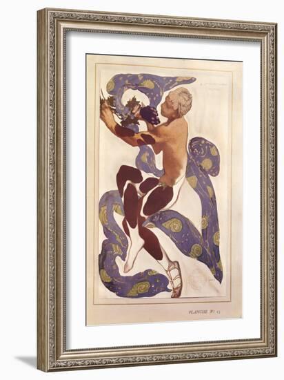 L'Apres Midi d'Un Faune, Costume Design for Nijinsky (1890-1950)-Leon Bakst-Framed Giclee Print