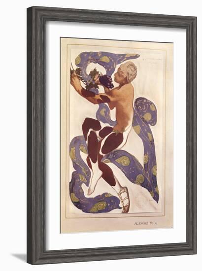L'Apres Midi d'Un Faune, Costume Design for Nijinsky (1890-1950)-Leon Bakst-Framed Giclee Print