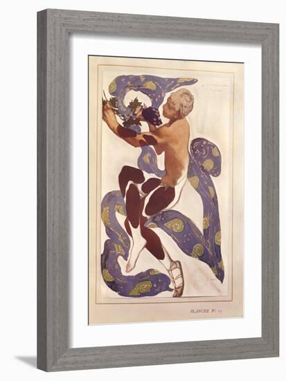 L'Apres Midi d'Un Faune, Costume Design for Nijinsky (1890-1950)-Leon Bakst-Framed Giclee Print