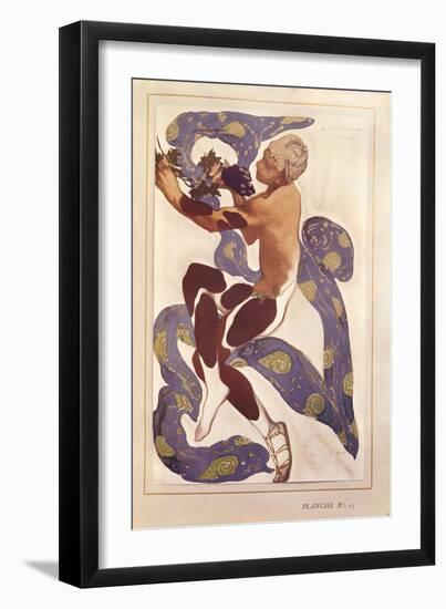 L'Apres Midi d'Un Faune, Costume Design for Nijinsky (1890-1950)-Leon Bakst-Framed Giclee Print