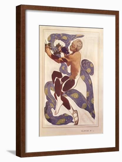 L'Apres Midi d'Un Faune, Costume Design for Nijinsky (1890-1950)-Leon Bakst-Framed Giclee Print