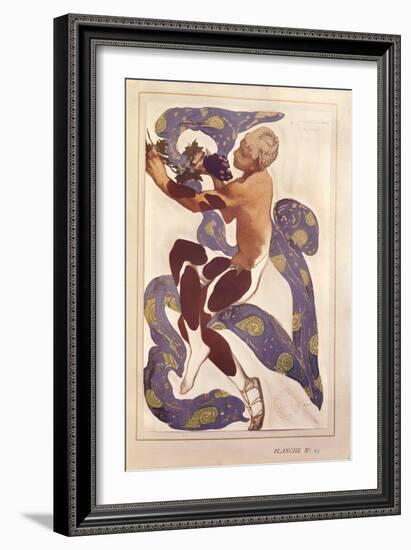 L'Apres Midi d'Un Faune, Costume Design for Nijinsky (1890-1950)-Leon Bakst-Framed Giclee Print