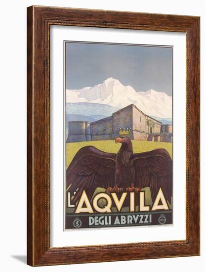 L'Aquila Degli Abruzzi-null-Framed Art Print