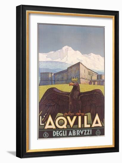 L'Aquila Degli Abruzzi-null-Framed Art Print